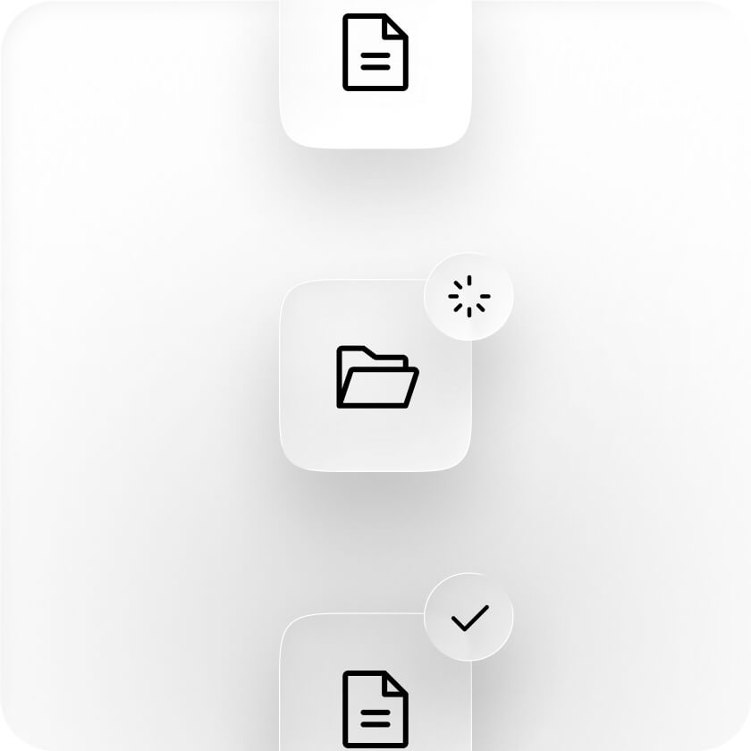 Folder and file prepared for AI sharing